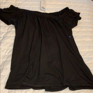 off the shoulder holister top